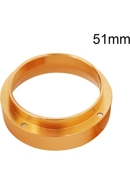 51MM Altın Yüzük Stili Filtre Kahve Portafiltre Fincan mm Filtre Sepeti Kahve Kaşığı Dozaj Halkası Fırça Süt Fincan Havlu Mat Aksesuarlar (Yurt Dışından)