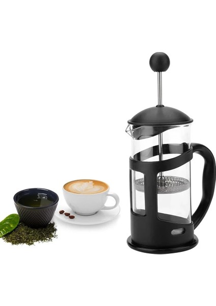 600ML Tarzı French Press Kahve Makinesi Büyük Cam Termos Çay Makinesi Sabah Kahvesi Için Mükemmel Maksimum Lezzet Kahve Bira Makinesi ml (Yurt Dışından) modelleri