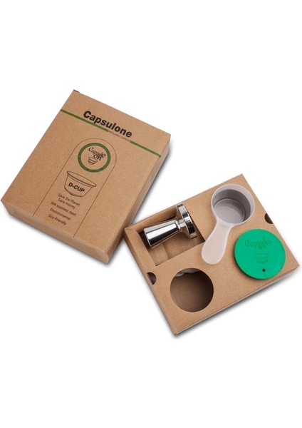 1 Pod Metal Dış Müdahale Stili Capsulone Yeniden Kullanılabilir Dolce Gusto Kapsül Fincan Paslanmaz Çelik Kahve Makinesi Için Şarj Edilebilir Doldurulabilir Pod Filtre Tatlı Tat (Yurt Dışından)