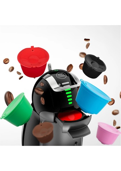 Beyaz Stil Yeniden Kullanılabilir Kapsül Kahve Fincanı Filtresi Dolce Gusto Kahve Makinesi Doldurulabilir Kahve Fincanı Tutucu Pod Süzgeç Kahve Gereçleri Hediye Cafe Için (Yurt Dışından) indirimleri