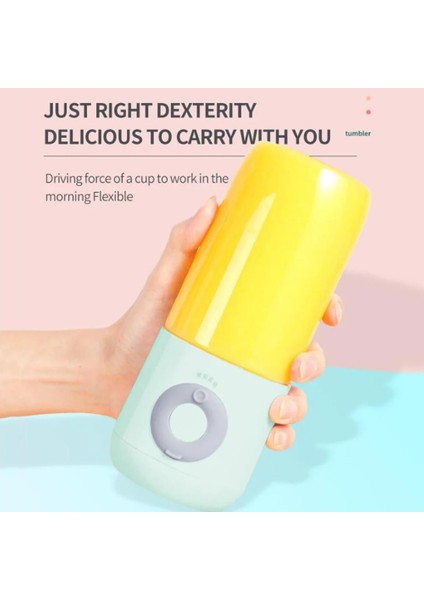 Beyaz Stil Mini Taşınabilir Blender Elektrikli Mikser Mutfak Robotu Smoothie Maker Blender Karıştırma Şarj Edilebilir Mini Mutfak Robotu Suyu Bardağı (Yurt Dışından)