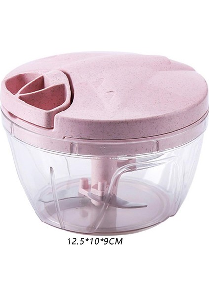 Pembe Tarzı Manuel Yemek Doğrayıcı Buğday Samanı Paslanmaz Çelik Ip Sebze Meyve Kuruyemiş Soğan Kıyma Blender Parçalayıcı Mutfak Robotları (Yurt Dışından)