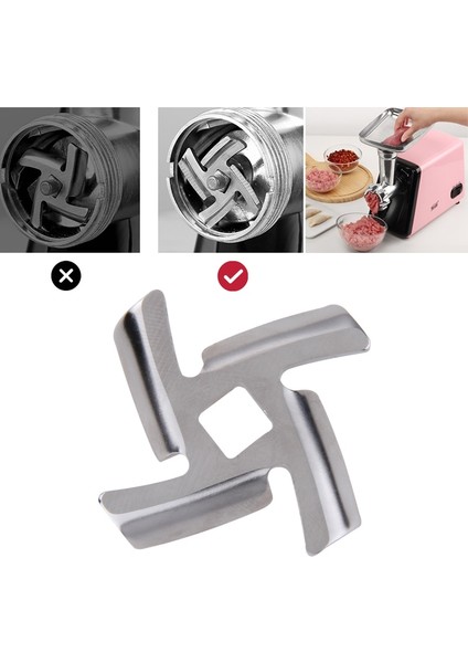 2 Adet Tarzı Iç Delik 8mm Kıyma Makinesi Parçaları Bıçak Fit Mgb Serisi Kıyma Makinesi Parçaları Güç Aracı Mutfak Robotları Mutfak Yemek Şerit (Yurt Dışından)