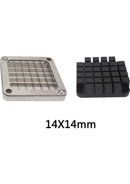 14 mm Tarzı Hılıfe Paslanmaz Çelik Bıçak Fransız Kızartma Kesici Kesme Makinesi Cips Kesici Parçaları Patates Kızartması Patates Cipsi Kesiciler +3 Bıçak Boyutu (Yurt Dışından)