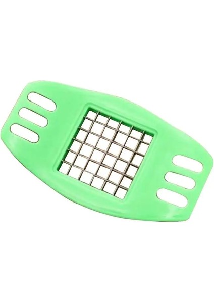Yeşil Stil 1 Adet Paslanmaz Çelik Patates Kesici Sebze Doğrayıcı Chopper Kesme Talaş Yapma Aracı Patates Kızartması Aracı Mutfak Aksesuarları (Yurt Dışından)