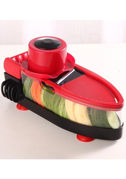 1805 S Kırmızı Stil Manuel Patates Dilimleme Sebze Meyve Kesici Paslanmaz Çelik Mandoline Soğan Soyucu Havuç Rendesi Dicer Mutfak Aksesuarları Gyh (Yurt Dışından) modelleri