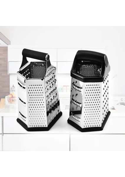 D Stili Paslanmaz Çelik Rende Altı Taraflı Planya Makinesi Çok Işlevli Patates Dilimleme Sebze Doğrayıcı Mutfak Aleti (Yurt Dışından) modelleri