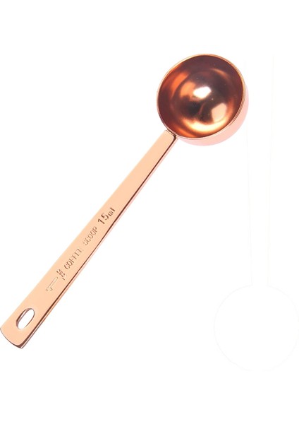 15ML Gül Altın Stili Kahve Kaşığı Paslanmaz Çelik Ölçü Kaşığı Kahve Kaşığı Gümüş Altın Süt Tozu Ölçü Kaşığı Çay Kahve Aksesuarları ml (Yurt Dışından)