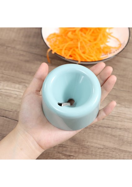 Açık Mavi Stil Spiralizer Havuç Sebze Sebze Aracı Manuel Spiral Rende Sebze Mutfak El Kesici Kesiciler Aksesuarları Dilimleme Için (Yurt Dışından) fırsatları