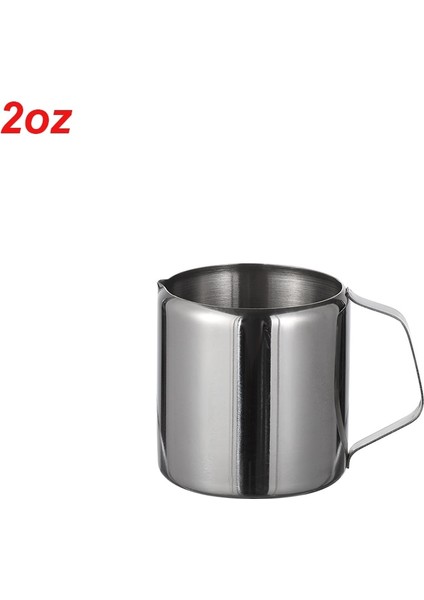 2 Oz Tarzı Paslanmaz Çelik Süt Köpürtme Sürahi Espresso Kahve Barista Craft Latte Süt Krema Fincan Mutfak Köpürtme Sürahi Sürahi Kupa Bardak (Yurt Dışından)