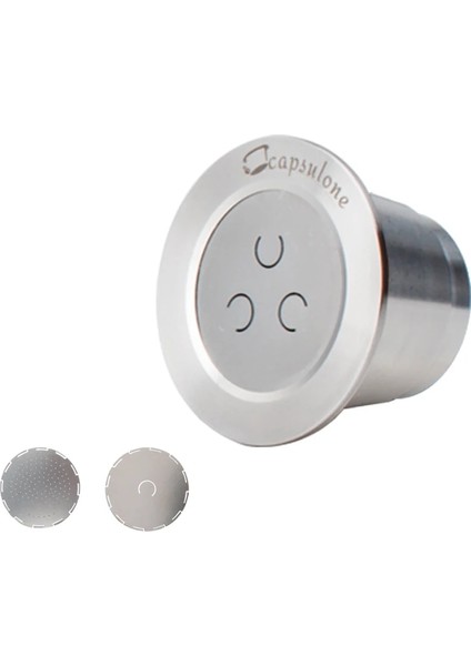 1 Kapsül Tarzı Capsulone 3. Paslanmaz Çelik Metal Kapsül Nespresso ile Uyumlu Yeniden Doldurulabilir Yeniden Kullanılabilir Kahve Kapsülü Kapsülü (Yurt Dışından)