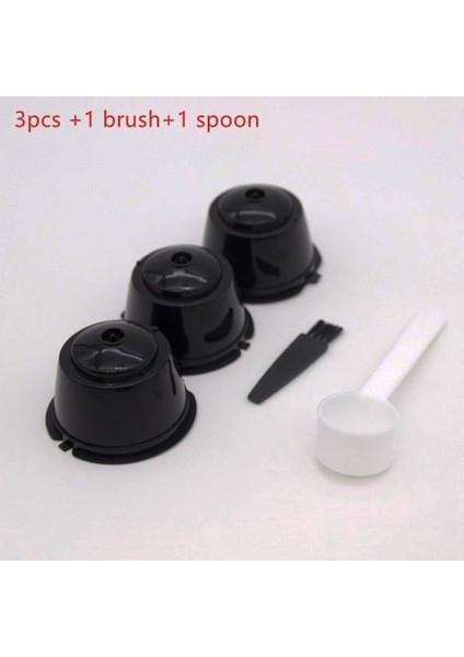 Açık Yeşil Tarzı Dolce Gusto Yumuşak Tat Tatlı Fırça Filtre Sepetleri Pod Için Doldurulabilir Kapaklar Kaşık Yeniden Kullanılabilir Kahve Kapsül Filtre Fincan (Yurt Dışından) fırsatları