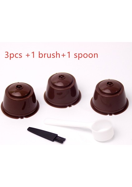 Açık Yeşil Tarzı Dolce Gusto Yumuşak Tat Tatlı Fırça Filtre Sepetleri Pod Için Doldurulabilir Kapaklar Kaşık Yeniden Kullanılabilir Kahve Kapsül Filtre Fincan (Yurt Dışından) indirimleri