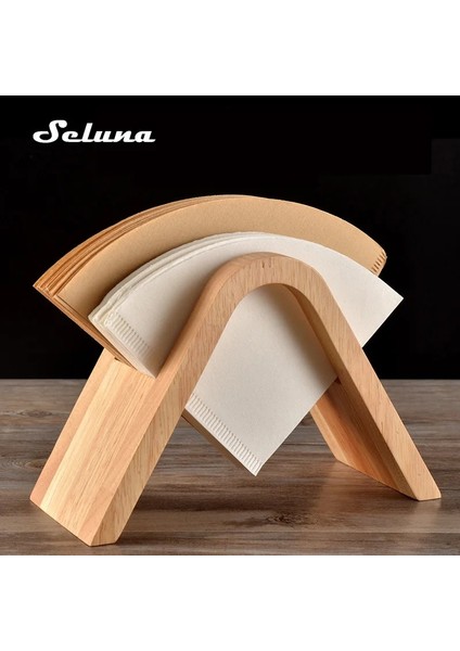 Ahşap 1 Stil El Damla Kahve Filtresi Kağıt Tutucu Kapaklı V60 Koni Filtre Kağıt Kutusu Depolama Rafı Toz Geçirmez Tezgah Dağıtıcı Standı (Yurt Dışından) fırsatları