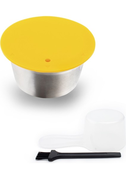 Açık Yeşil Tarzı Yeniden Kullanılabilir Kahve Filtreleri Nescafe Dolce Gusto Için Uygun Doldurulabilir Kahve Kapsül Pod Paslanmaz Çelik Silikon Kahve Filtreleri (Yurt Dışından)