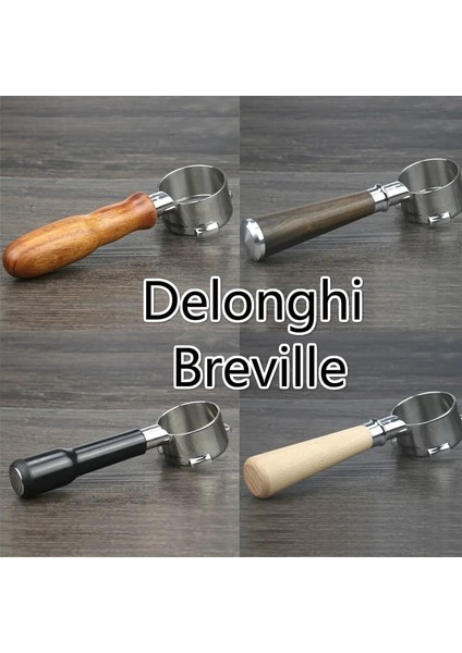 1 Adet Buhar Meme Stili 51MM-3 Çivi Delonghi & Breville Için Dipsiz Portafiltre Yedek Filtre Sepeti Kahve Aksesuarları بورتافلتر 54 بورتافلتر 51 (Yurt Dışından)