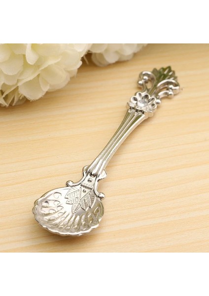 Şerit Tarzı Büyük 11,3 cm Iris Retro Kahve Kaşığı Dondurma Tatlı Kaşığı Arap Tarzı Çinko Alaşımlı Kahve Çay Karıştırma Kaşığı Mutfak Aletleri Sofra Takımı (Yurt Dışından) modelleri