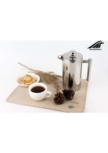 350ML Tarzı French Press Kahve Makinesi Paslanmaz Çelik Kahve Percolator Pot, Çift Duvar ve Büyük Kapasiteli Manuel Cafetiere Kahve Kapları (Yurt Dışından) indirimleri