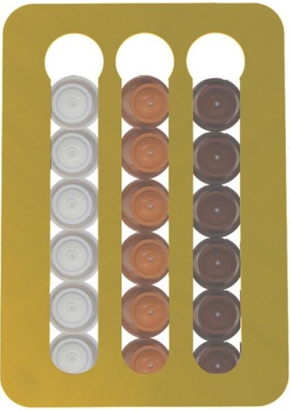 Şerit Tarzı 18 Dolce Gusto Kahve Kapsüllerine Kadar Tutabilir Yeni Kapsül Depolama Rafı Duvar Depolama Alüminyum Braket Kahve Kapsül Tutacağı (Yurt Dışından) fırsatları