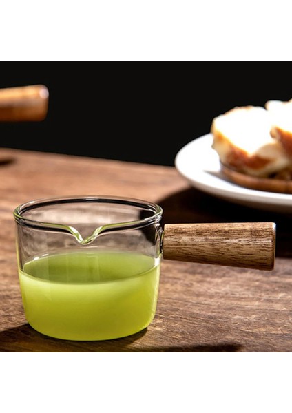 50ML Tarzı ml Mini Cam Süt Bardağı Kremalı Sürahi Cam Kahve Süt Sürahi Espresso Fincan Sirke Sos Bardağı Ahşap Saplı Cam Sos Teknesi (Yurt Dışından) indirimleri
