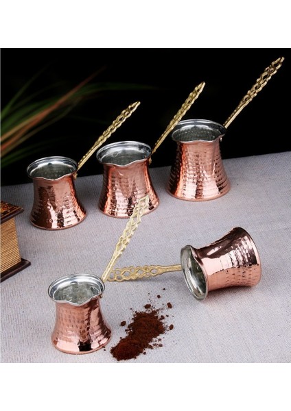 Boyut 2 Tarzı 5 Boyutlu Cezve Değirmeni Fincan Dövülmüş Bakır El Yapımı Paslanmaz Çelik Vintage V60 Türk Kahve Makinesi Drinkware Moka Brik (Yurt Dışından) fiyatları