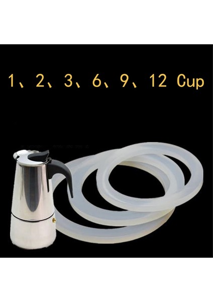 9 Fincan Tarzı 2 Adet Silikon Conta Halkası Esnek Yıkayıcı Conta Halkası Bardaklar Için Değiştirilen Moka Pot Mutfak Kahve Espresso Makineleri Parçaları (Yurt Dışından)