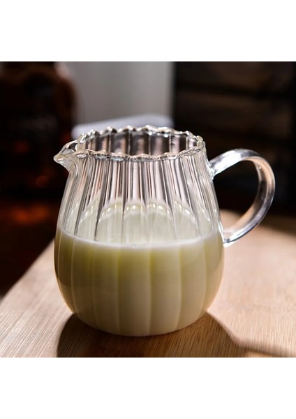 G Tarzı Süt Sürahisi Isıya Dayanıklı Saplı Cam Bardak Kahve Süt Çay Ayırıcı Fuar Fincan Home Cafe Drinkware Kahve Gereçleri Japon Tarzı (Yurt Dışından) modelleri