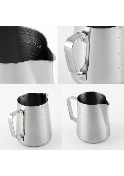 Single Black Mat Style ml Espresso Kahve Çekme Çiçek Süt Kupaları Tencere Kolu Paslanmaz Çelik Kahve Çelenk Fincan Latte Sürahi Cezveler Cof Ware (Yurt Dışından) modelleri