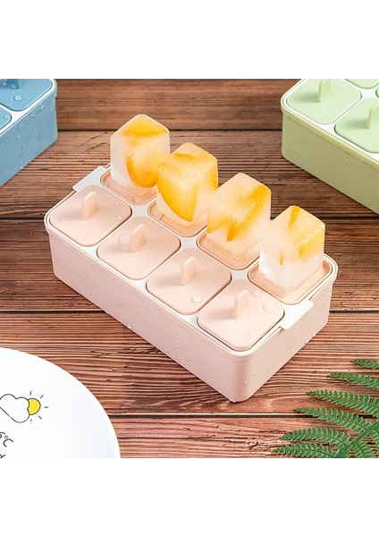 Bluea-2 Stili Buz Küpü Kalıpları Yeniden Kullanılabilir Dondurma Makinesi Dıy Dondurma Araçları Mutfak 8 Hücre Lolly Kalıp Tepsisi Tatlı Kalıpları Yaz Aksesuarları (Yurt Dışından) fiyatları