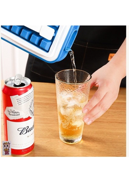 Mavi Stil Silika Jel Buz Küpü Tepsi Izgara Kalıp Su Isıtıcısı 36 Hücre Katlanır Viski Buz Topu Makinesi Kutusu Buzdolabı Buz Bloğu Torbası Içecek Tenekesi (Yurt Dışından) fiyatları