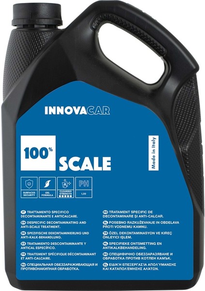 %100 Scale Su Izi Temizleyici Kireç Çözücü ve Önleyici Konsantre - 4,54 Lt