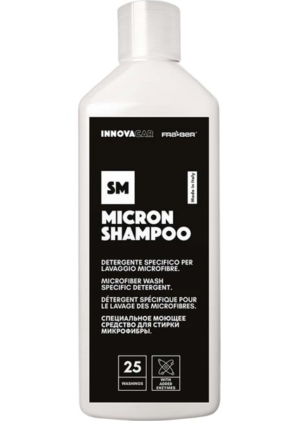 Sm Mıcron Shampoo Mikrofiber Bez Havlu Sünger Yıkama Şampuanı Konsantre - 1000 ml