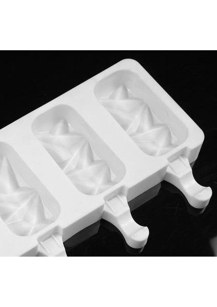 B25.6X14.5 Stili 4 Delikli Dondurma Silikon Kalıp Dıy Buzlu Şeker Yapma Aracı Pratik Buzlu Şeker Kalıp Yaratıcı Mutfak Aksesuarları Yapışmaz Taşınabilir (Yurt Dışından) indirimleri