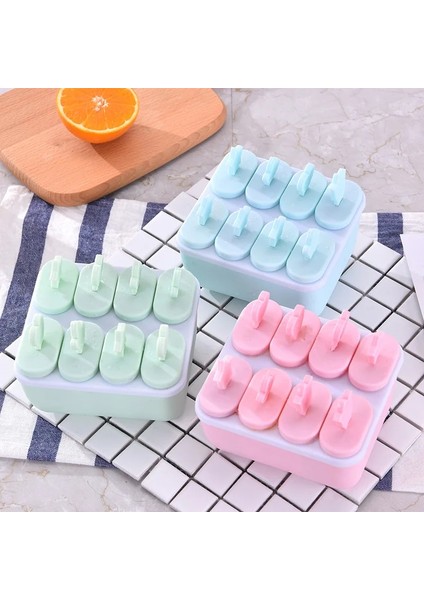 Bej Tarzı Dondurma Popsicle Kalıpları Pişirme Araçları Dikdörtgen Şekilli Yeniden Kullanılabilir Dıy Dondurulmuş Dondurma Pop Pişirme Kalıpları (Yurt Dışından) indirimleri