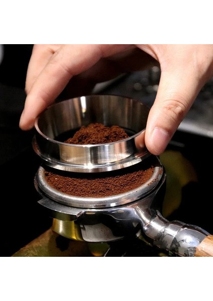 58 mm Tarzı Paslanmaz Çelik Akıllı Dozaj Halkası Bira Kase Kahve Tozu Espresso Barista Huni Portafilter (Yurt Dışından) fırsatları