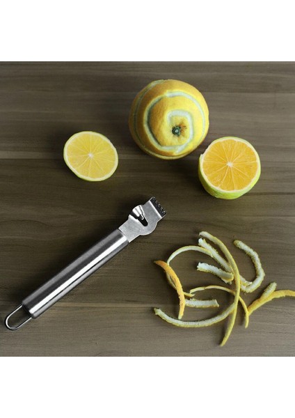 1 Adet Tarzı Yeni Paslanmaz Çelik Meyve Soyucu Limon Portakal Zester Rende Paslanmaz Çelik Saplar Kireç Rendesi Soyma Aracı (Yurt Dışından) modelleri