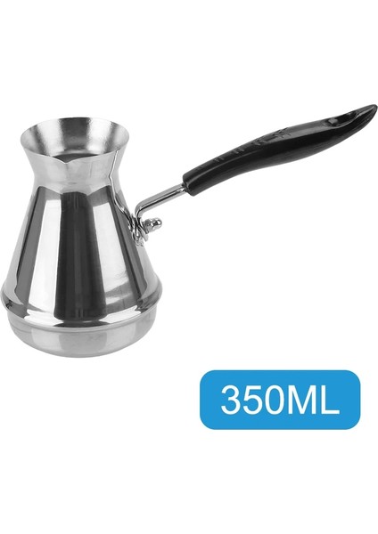 350ML Stili Türk Cezve Paslanmaz Çelik Kahve Gereçleri Avrupa Uzun Saplı Moka Pot Tereyağı Eritme Potası Mutfak Aletleri (Yurt Dışından)