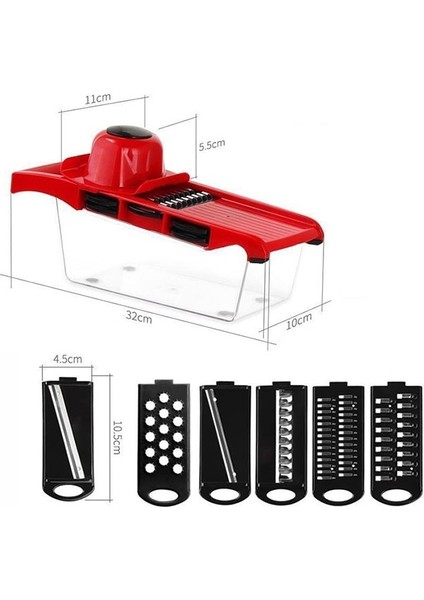 1 Takım Artı Stil Içerir Mutfak Aksesuarları Rende Çok Işlevli Konteynerli Patates Kesici Sebzeler Meyve Soyucu Borular Aletler Dilimleme Için Dilimleyici (Yurt Dışından)