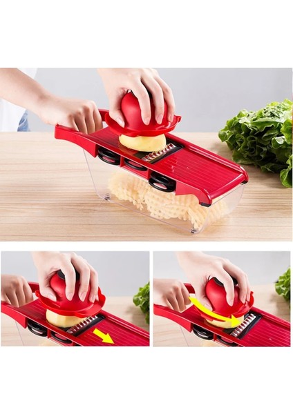 1 Takım Artı Stil Içerir Mutfak Aksesuarları Rende Çok Işlevli Konteynerli Patates Kesici Sebzeler Meyve Soyucu Borular Aletler Dilimleme Için Dilimleyici (Yurt Dışından) indirimleri