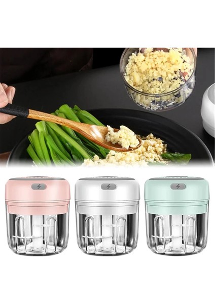 Beyaz 250ML Stili ml Elektrikli Sarımsak Ezici Sarımsak Presi Sebze Biber Et Sarımsak Doğrama Presi USB Ezici Makinesi Mutfak Aletleri Yeni (Yurt Dışından) modelleri