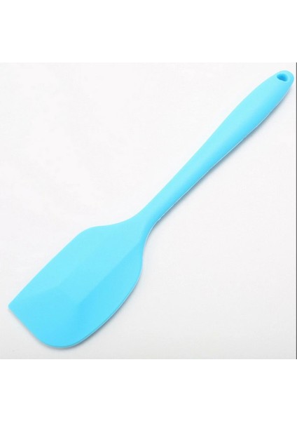 Mavi Stil Mini Silikon Sıyırıcılar Tereyağı Kek Silikon Spatula Yüksek Sıcaklık Şeker Kaşığı Mutfak Gereçleri (Yurt Dışından)