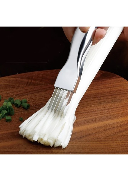Gümüş Tarzı 304 Paslanmaz Çelik Kesim Soğan Kesme Bıçağı Soğan Kesici Parçalama Makinesi Yeşil Çin Soğan Bıçağı Soğan Fide Soğan (Yurt Dışından) fiyatları