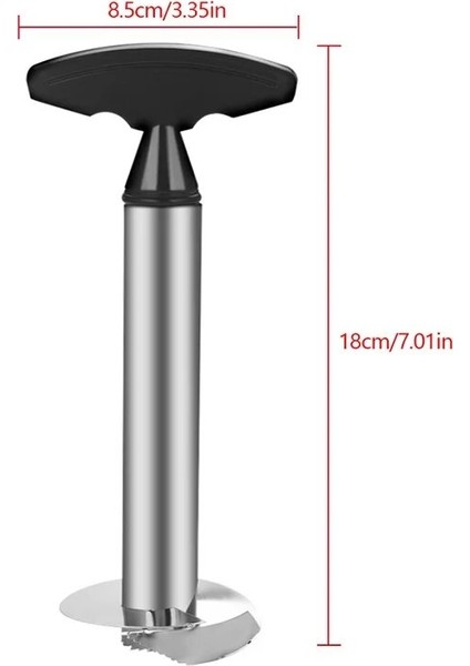 Siyah Stil Ananas Kesici Dilimleme Araçları Meyve Soyucu Paslanmaz Çelik Hızlı Ananas Tart Kolay Çekirdek Kaldırma Mutfak Restoran Aksesuarları (Yurt Dışından)