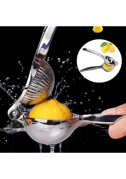 Gümüş Orta Stil Manuel Limon Sıkacağı Paslanmaz Çelik Portakal Sıkacağı Sıkacağı Meyve Suyu Narenciye Sıkacağı Makinesi Kolu Basın Çok Fonksiyonlu Aracı (Yurt Dışından)
