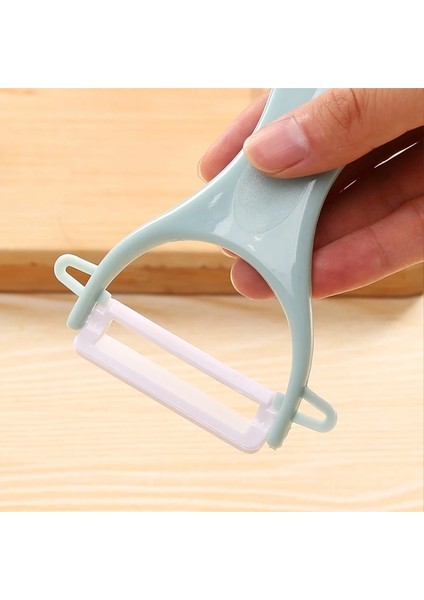 Pembe Stil Keskin Meyve Soyucu Ev Soyucu Soyucu Soyucu Patates Elma Sayıcı Kavun Planya Düz Dişler Tırtıklı (Yurt Dışından) indirimleri