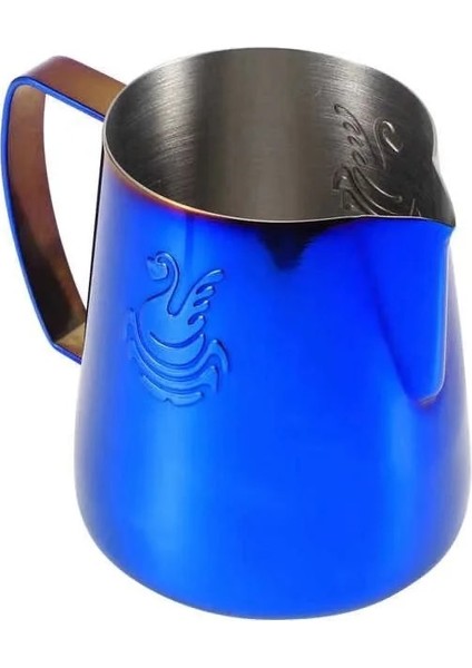 Renkli Stil 400ML ml Elegant Swan Paslanmaz Çelik Kahve Sürahi Süt Köpürtme Fincan Krema Makinesi Barista Craft Espresso Latte Art Sürahi Aracı (Yurt Dışından)