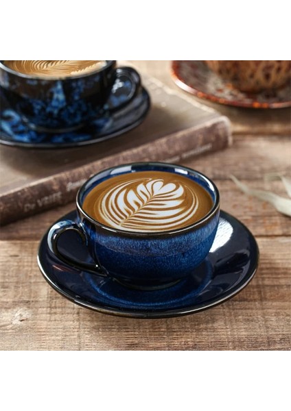 B Tarzı 250 ml Rhe 250ML Seramik Kahve Fincanı Seti Seyahat Fincan Latte Süt Çay Bardağı Yaratıcı Çay Bardağı Parti Lady Sevgililer Günü Yıldönümü Hediyesi (Yurt Dışından) fırsatları