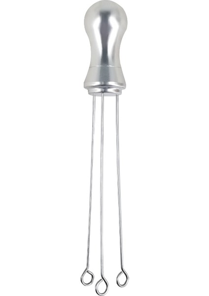 Gümüş Iğne Stili Masif Ahşap Saplı Iğneli Kahve Tamper mm Kahve Tamperleri Distribütör Leveler Aracı Toz Iğne Tipi (Yurt Dışından)