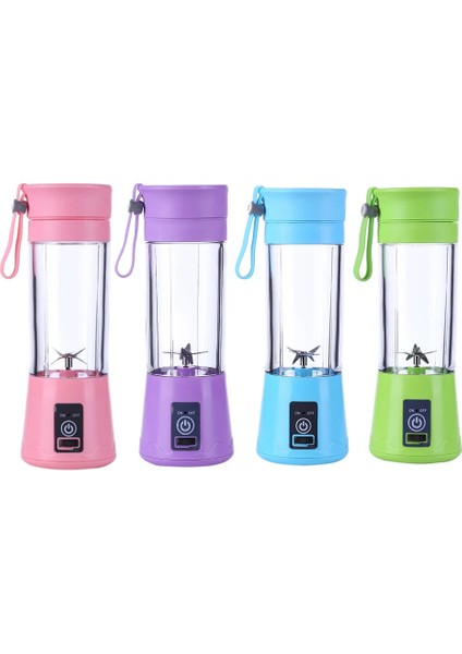 Yeşil Stil Taşınabilir Blender USB Mikser Elektrikli Meyve Sıkacağı Makinesi Smoothie Blender Mini Mutfak Robotu Kişisel Blender Meyve Suyu Karıştırıcıları (Yurt Dışından)