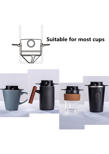 510ML Pembe Stil Yeniden Kullanılabilir Kahve Filtresi Taşınabilir Kahve Seyahat Kupa El Yapımı Kahve Damlatıcı Çay Bardağı Seti Cezve Kahve Gereçleri (Yurt Dışından) modelleri